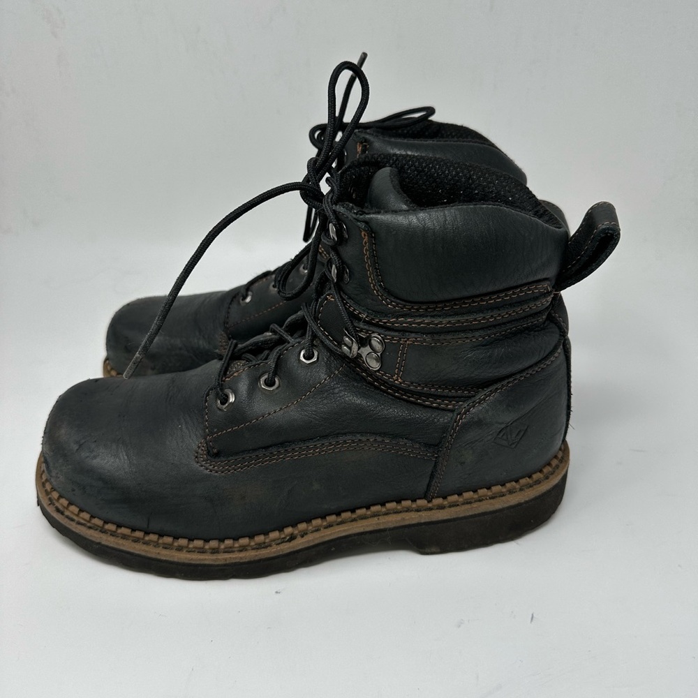 Lehigh 5160 Men's Waterproof Construction Work Steel Toe Boots Black Men's 10M